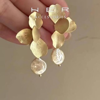 (Mới) Hàng thiết kế cao cấp Bông tai nữ chuôi bạc 925 Her Accessories phụ kiện nữ sang trọng - BT152