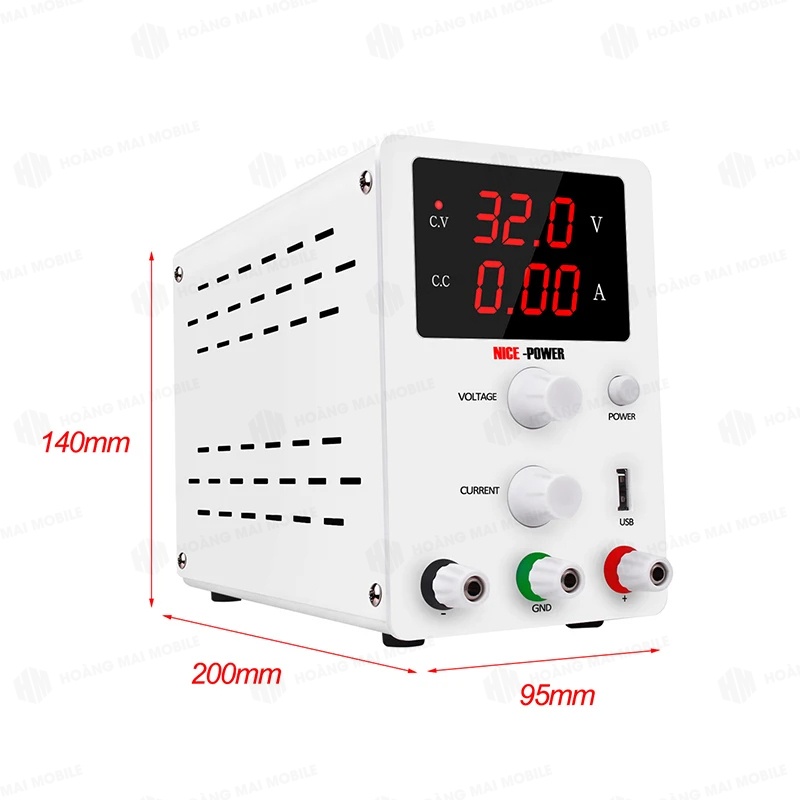 Máy cấp nguồn DC NICE-POWER R-SPS30V10A 300W dùng cho bo mạch điện thoại