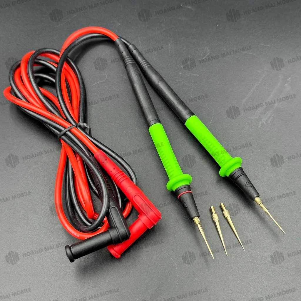 Que đo đồng hồ vạn năng LUOWEI LW-315 đầu kim mạ vàng, dây silicone mềm, đầu kim thay thế