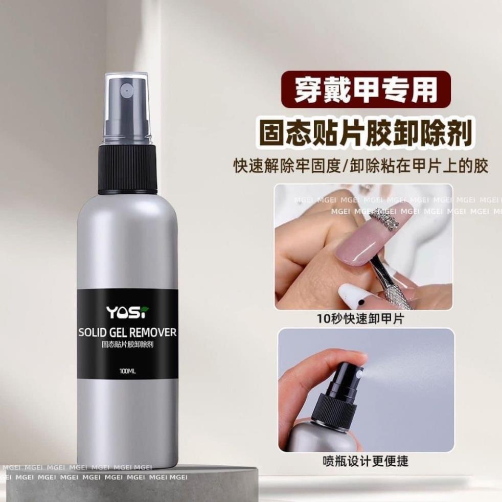 Chai xịt tháo móng úp,móng giả, nước tháo móng úp, nước tan keo