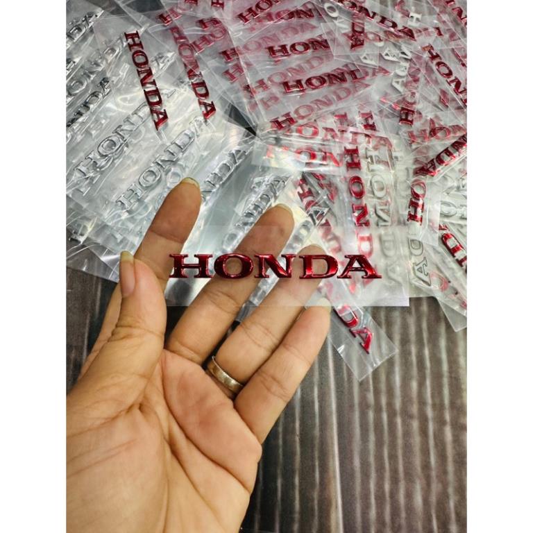 Tem Honda nổi dán mặt nạ Zin chính hãng