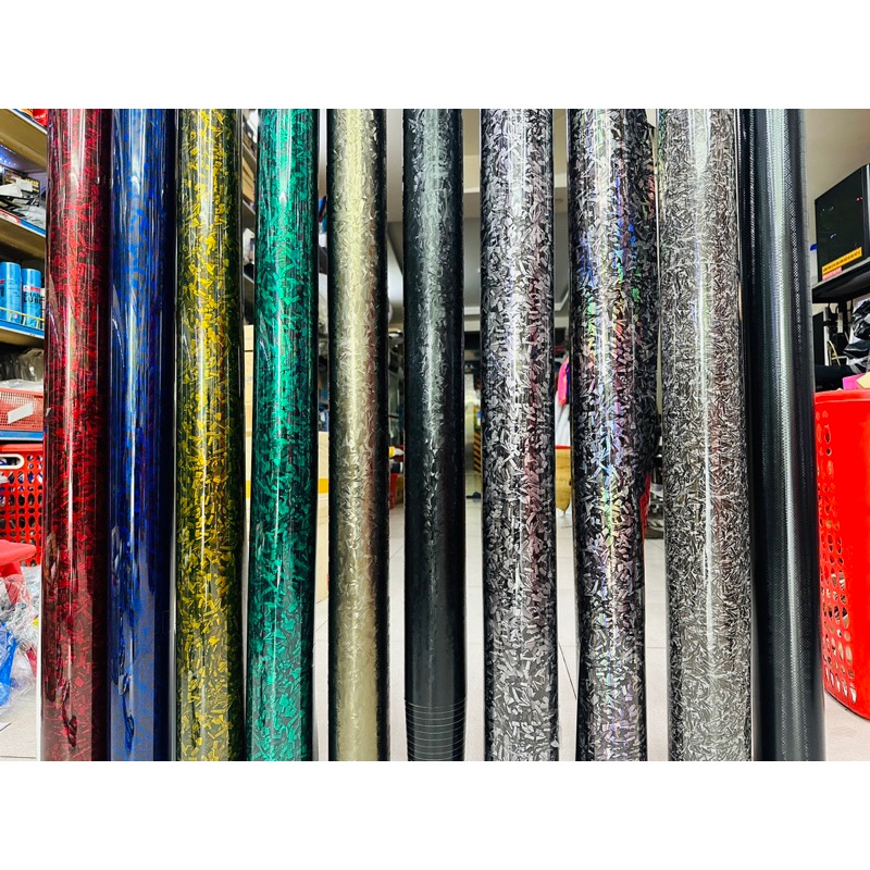 Decal Carbon Forged cao cấp 30cm*50cm