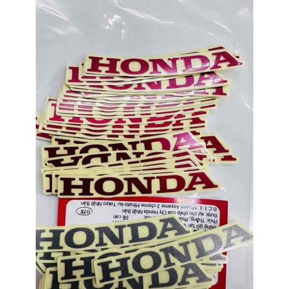 Tem Honda mặt nạ Zin chuẩn hãng