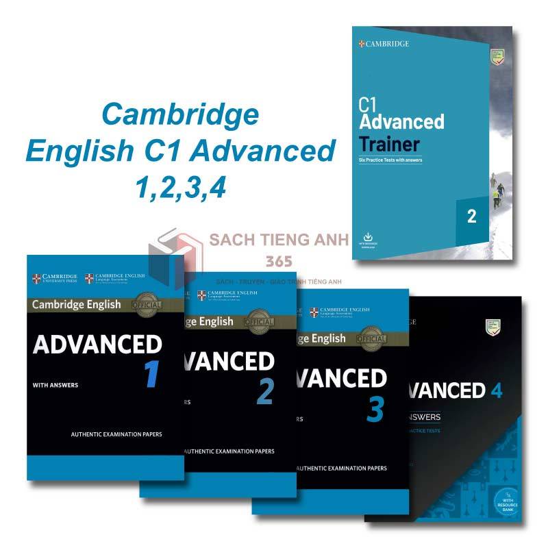 Cambridge English - C1 Advanced Trainer,1,2,3,4 - tặng file nghe ...