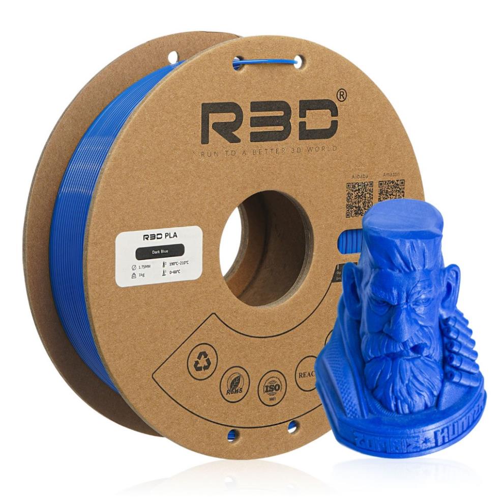 Nhựa in 3D PLA/PLA+【R3D】màu Xanh Dương Đậm - Nhựa sợi FDM in 3D chất ...