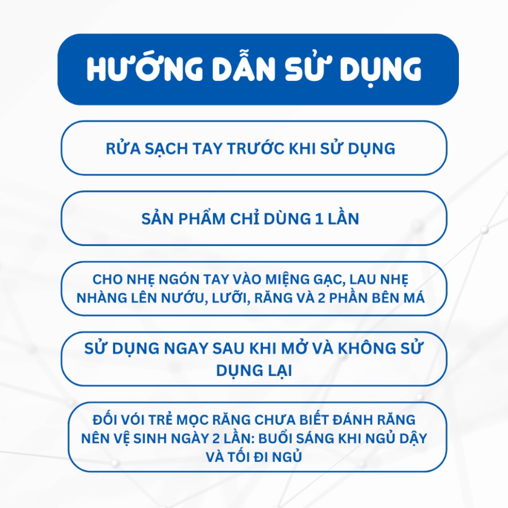 [Mua 5 Tặng 1] Gạc rơ lưỡi cho bé, trẻ em sơ sinh Biophar Bon Kids vệ sinh nướu, lưỡi, răng khoang miệng an toàn