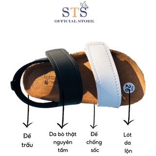 Giày Sandal Trẻ Em Dép quai hậu đế trấu quai ngang êm ái thời trang tốt cho sức khỏe bé mã STK07