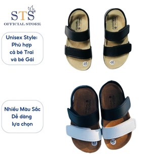Giày Sandal Trẻ Em Dép quai hậu đế trấu quai ngang êm ái thời trang tốt cho sức khỏe bé mã STK07