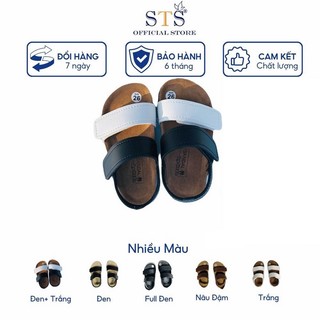 Giày Sandal Trẻ Em Dép ,Bioline đế trấu quai dán cao cấp êm ái cho bé mã STK07