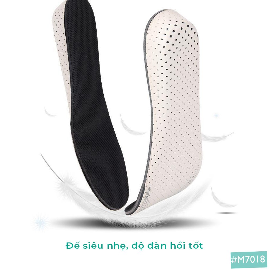 Ảnh Lót Giày Tăng Chiều Cao Cả Bàn và Nửa Bàn Chân Nam Nữ Cao Cấp MINSU M7018 Chuyên Dùng cho Giày Thể Thao Sneaker Độn Đế 4