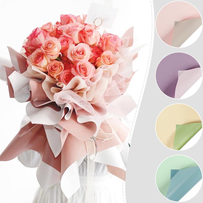 20 tờ giấy gói hoa mika 2 mặt, loại đẹp,dày dặn,gói hoa.......