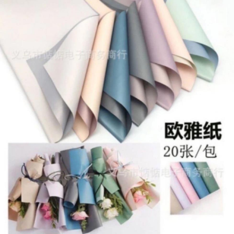 20 tờ giấy gói hoa mika 2 mặt, loại đẹp,dày dặn,gói hoa.......