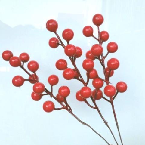 3 Cành Đào Đông 20cm gồm 12 quả (loại 1) trang trí nhà cửa sang trọng, sung túc