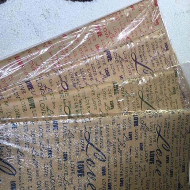 Tập 20 tờ giấy báo/giấy xi măng gói hoa,bọc vở,bọc quà khổ 50*70cm