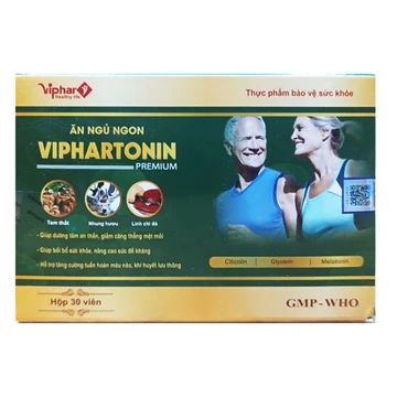 VIPHARTONIN Giúp bồi bổ sức khỏe, nâng cao sức đề kháng, dưỡng tâm an thần Vinaphar 1 Lọ x 30 viên