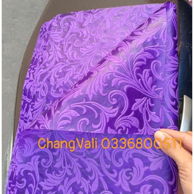 Giấy gói hoa-20 tập GẤM HOA LỤA hoa văn sang chảnh không nhăn