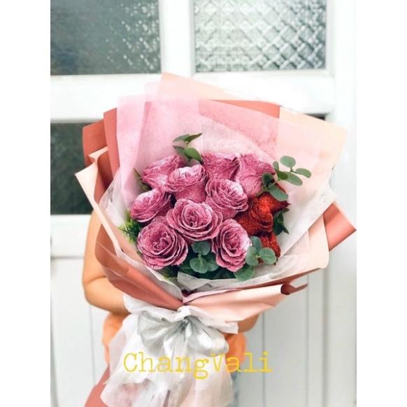 Sỉ 30 đầu bông HOA NHŨ kim tuyến siêu đẹp.