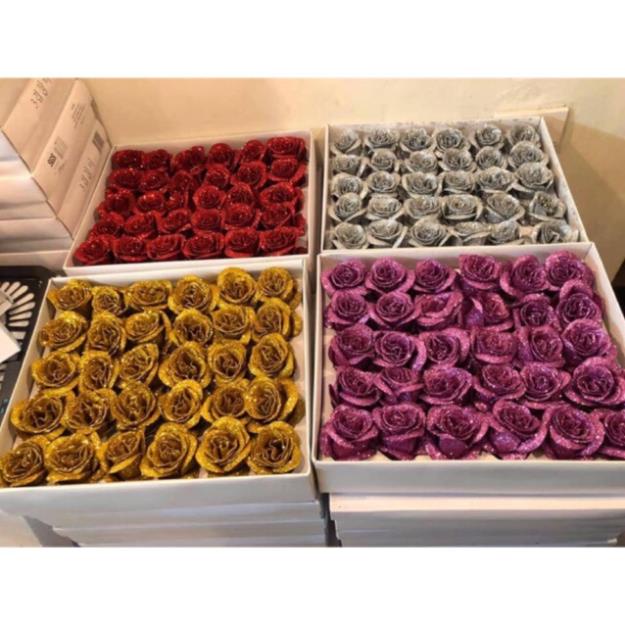 Sỉ 30 đầu bông HOA NHŨ kim tuyến siêu đẹp.