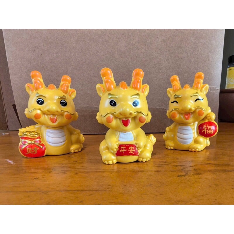 Rồng Thần Tài vàng ,ông thần tài,Trang Trí Bánh Kem, tháp oản, tháp bia,trang trí tết