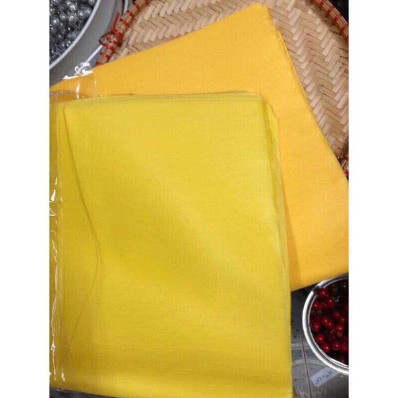 Tập 50 tờ giấy mếch lụa gói hoa khổ 60*60cm làm hoa và trang trí