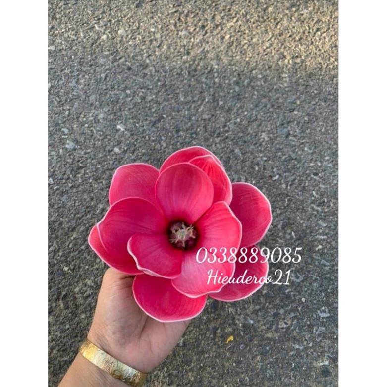 Hoa giả - Bông hoa Mộc lan trang trí tết, nhà cửa,tháp oản, bánh siêu đẹp ạ