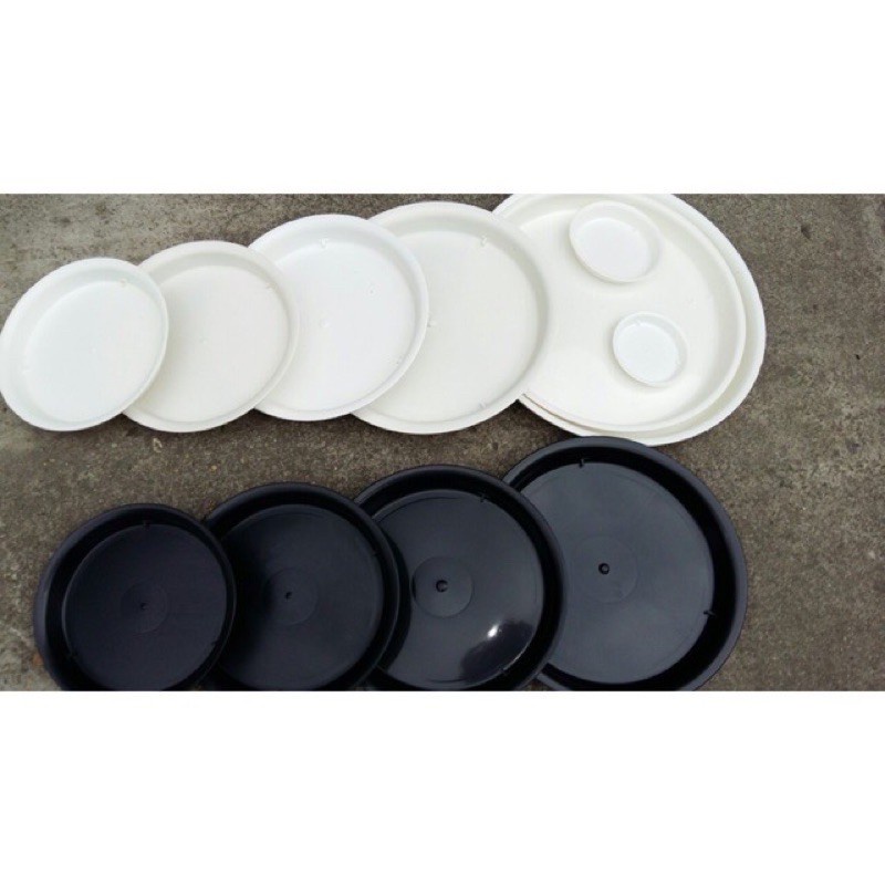 Đĩa lót chậu, đĩa đựng thức ăn cho thú cưng bằng nhựa size từ 10-45cm