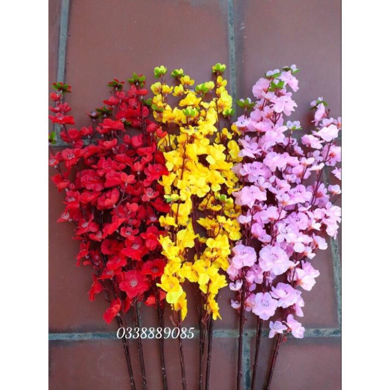 Hoa anh đào giả ,trang trí tết,hoa nhìn đẹp,màu sắc như thật