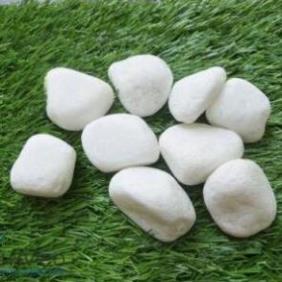 sỏi đá trắng bỏ gốc cây , trang trí cây bon sai, bể cá , sân vườn nhiều size