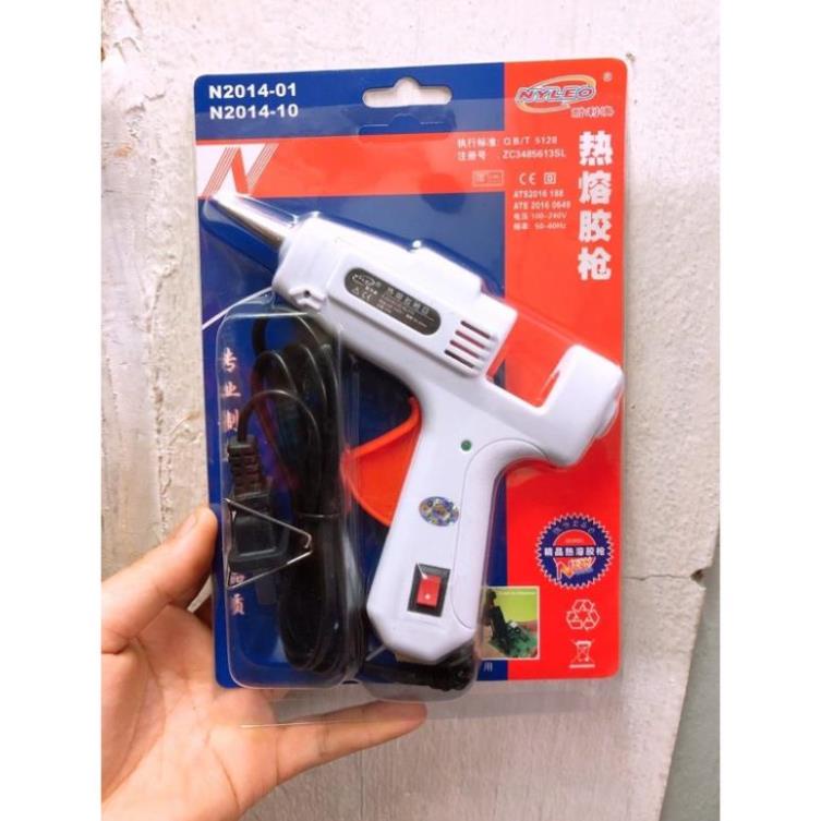Súng bắn keo trắng  đa nặng loại sịn (dùng keo bé)