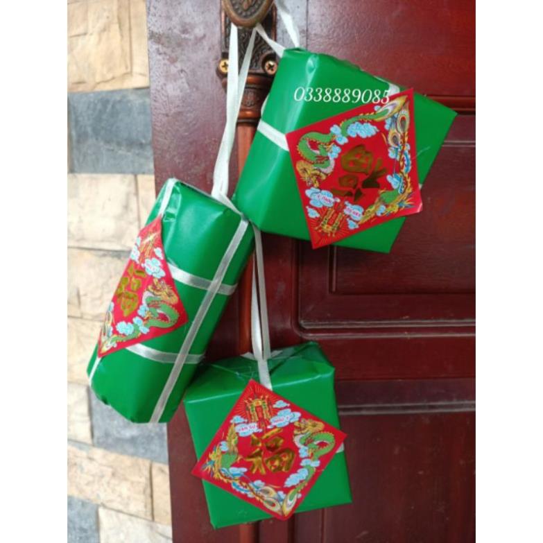 Mô hình bánh chưng bánh tét (giò chả) mini trang trí