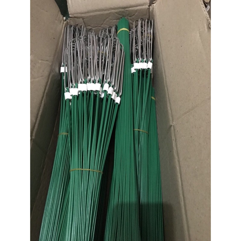 Combo 100 Móc Kẽm bọc nhựa Treo Chậu Lan chậu cảnh dài 80cm chống gỉ siêu đẹp