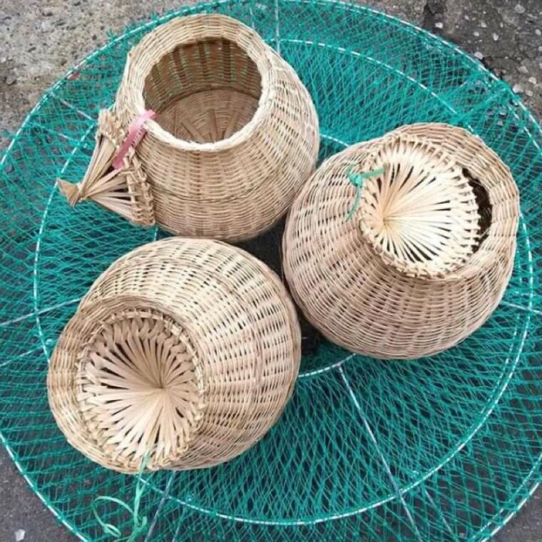 GIỎ TRE ĐỰNG CUA, TÔM, CÁ – GIỎ ĐỰNG, DECOR TRANG TRÍ siêu xinh