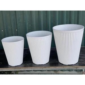 Hàng chậu Gân sọc dọc cao cấp - Chậu nhựa trồng cây GÂN SỌC DỌC BÌNH THUẬN nhiều size