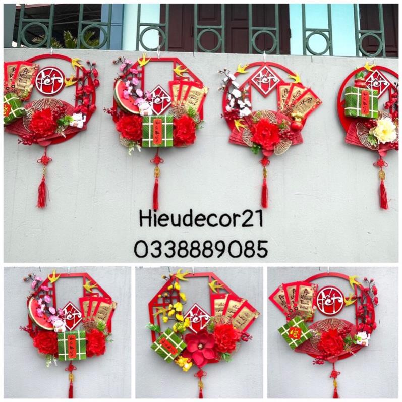Khung treo trang trí Tết đẹp, nhiều mẫu độc đáo sang trọng trang trí tết