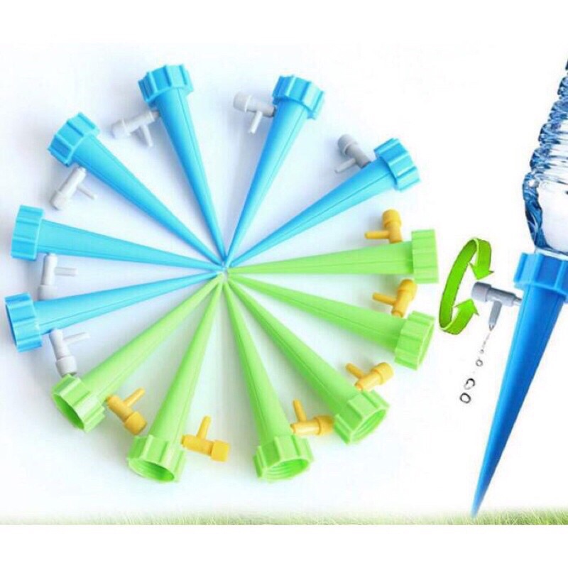 Đầu tưới nhỏ giọt tự động gắn chai nước tiện lợi, hàng như hình,vòi nước tưới siêu tiện