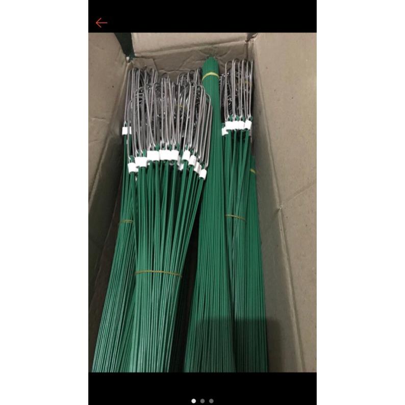 Combo 100 Móc Kẽm bọc nhựa Treo Chậu Lan chậu cảnh dài 80cm chống gỉ siêu đẹp