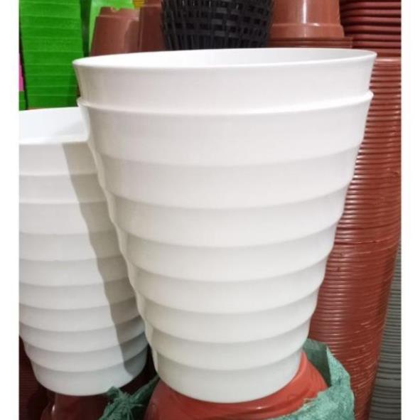 Chậu nhựa vòng tròn loại xịn (37x32cm) trồng cây,trồng hoa