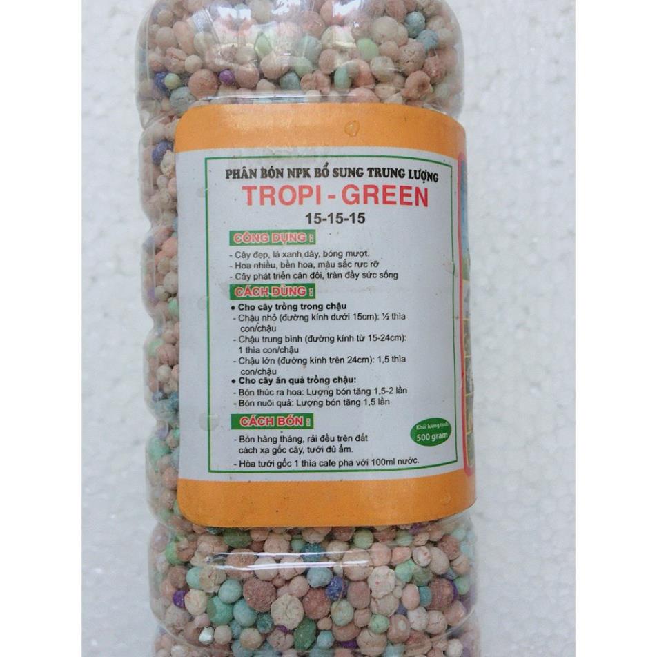 Phân bón NPK 15-15-15 bổ sung trung lượng NK Đức đặc hiệu cho hoa và cây cảnh