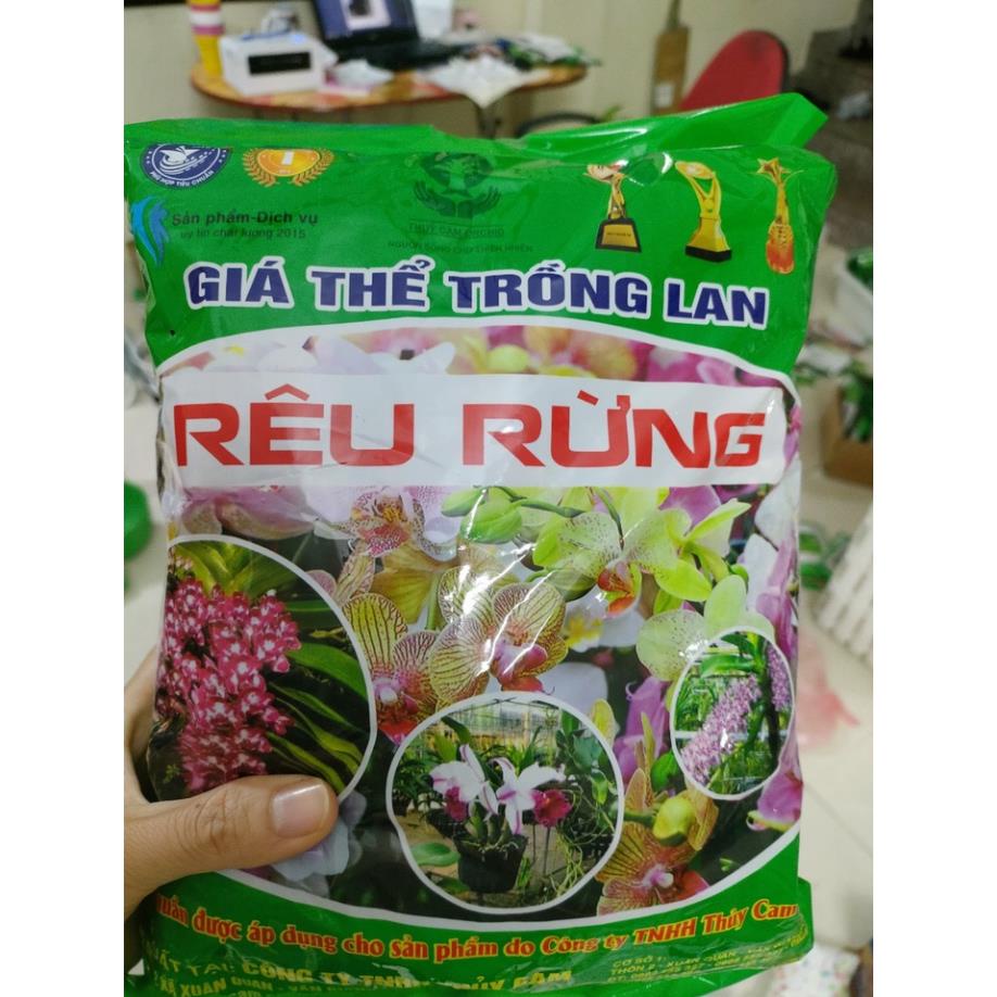 100gam Rêu rừng khô dùng để cắm hoa, trang trí tiểu cảnh giúp giữ ẩm cho cây dành cho hoa lan, hoa kiểng