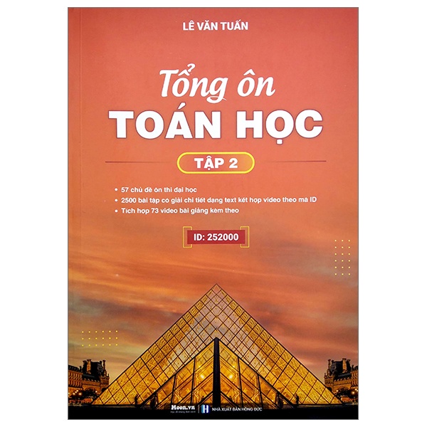 Ảnh Sách Tổng ôn Toán học Tập 2 tặng kèm mindmap tổng hợp phần giải tích khổ A0 3