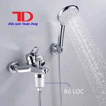 Đầu lọc nước bông PP trong suốt, lọc nước vòi sen, vòi nước của máy lọc nước - Vật tư Điện lạnh Thuận Dung
