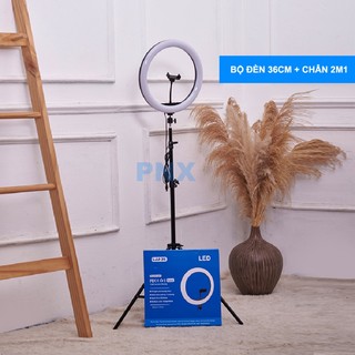 Đèn Livestream kèm chân đỡ 2m1 kích thước 26-54cm, nhập khẩu mới 100%, Xuất VAT Công Ty - RABBI HN