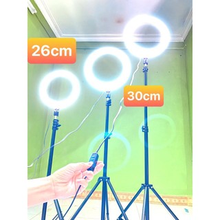 Đèn Livestream 30cm đi kèm Chân đỡ đèn bằng sắt dài 2m1 nhập khẩu mới 100% xuất VAT công ty RABBI