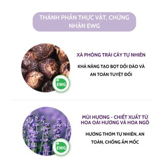 Viên giặt All in one cho bé và gia đình, an toàn, hương thơm dịu nhẹ, gói 30 viên