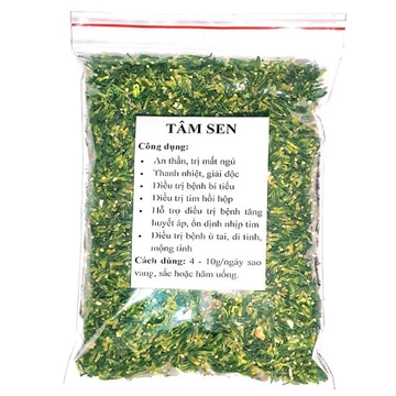 Tâm sen khô ( tim sen ) GÓI 500GR hàng loại 1 thượng hạng