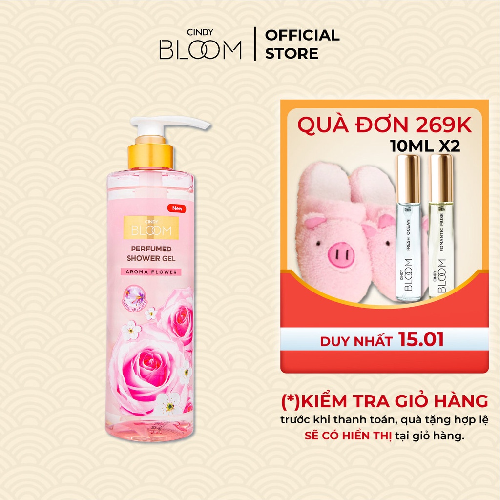 [15.01 - ĐƠN TỪ 269K - NHẬN NGAY QUÀ 0Đ] Sữa tắm nước hoa Cindy Bloom ...