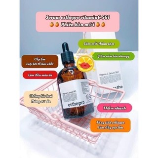 Serum Trắng Sáng Da Chống Lão Hóa Esthemax Vitamin C Serum 561 (NEW - DATE 2026) chai 100ml