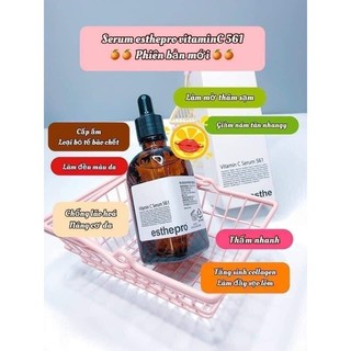 Serum Trắng Sáng Da Chống Lão Hóa Esthemax Vitamin C Serum 561 (NEW - DATE 2026) chai 100ml