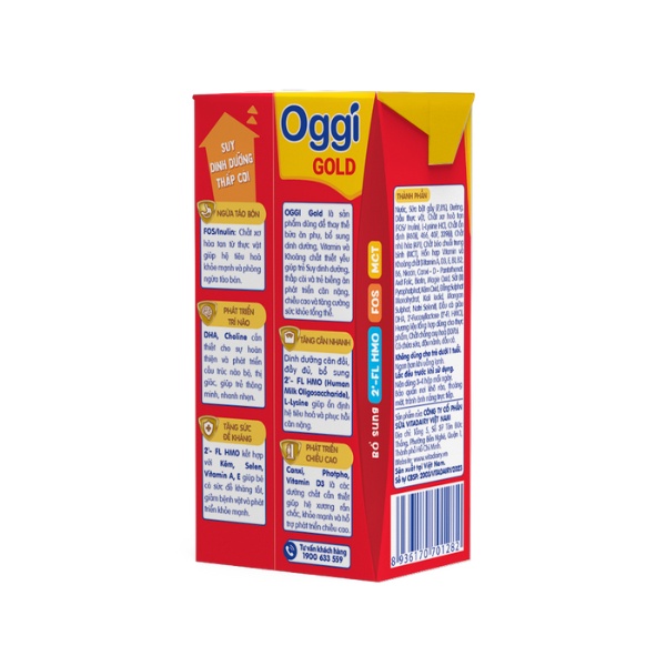 Ảnh SUDD Oggi Gold 110ml - thùng 48 hộp - VitaDairy 1