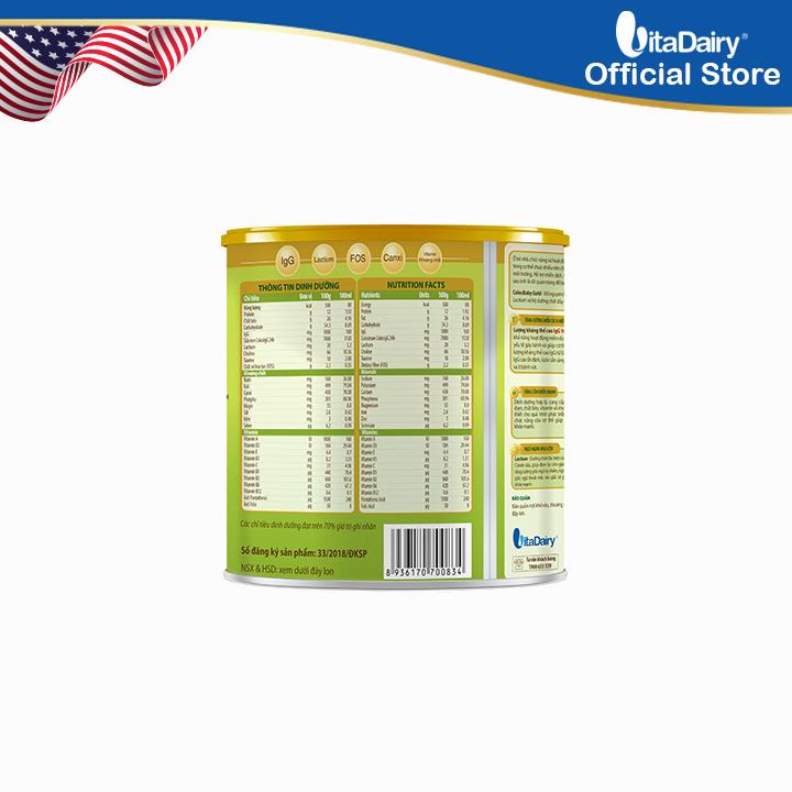 Ảnh Sữa non ColosBaby Gold 0+ 336g, sữa bột hỗ trợ bé tăng cân, miễn dịch khỏe (Dạng Gói Tiện Lợi 9,6g) 35 gói - VitaDairy 2